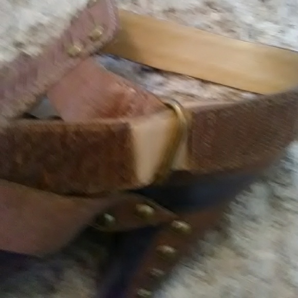 Rachel Roy Leather Studded Sandals - Picture 5 of 7